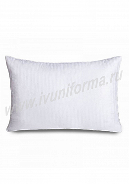 Подушка страйп-сатин с лебяжьим пухом