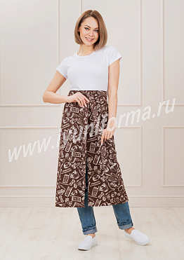 Фартук поварской унисекс арт. УН-04-40-ТВ